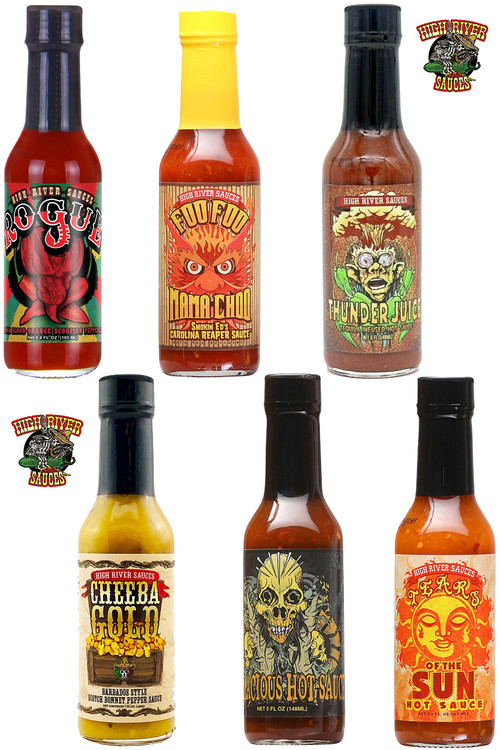 High River Sauces Variety Gift Set, 6/5oz.
