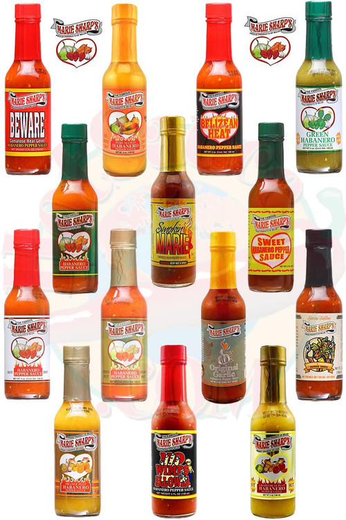 Marie Sharp's Complete Hot Sauce Gift Set, 14/5oz.