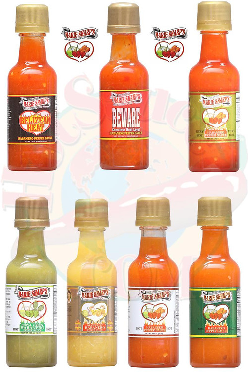 Marie Sharp's Hot Sauce Mini Gift Set, 7/1.69oz.