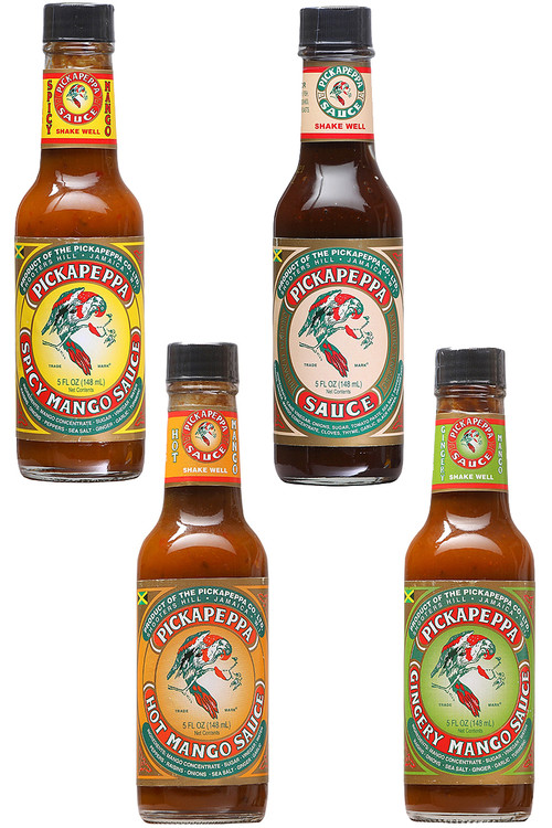 PickaPeppa Hot Sauces Variety Gift Set, 4/5oz.