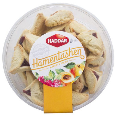 Haddar Hamentashen Raspberry Apricot Variety Pack, 2.75 lb.