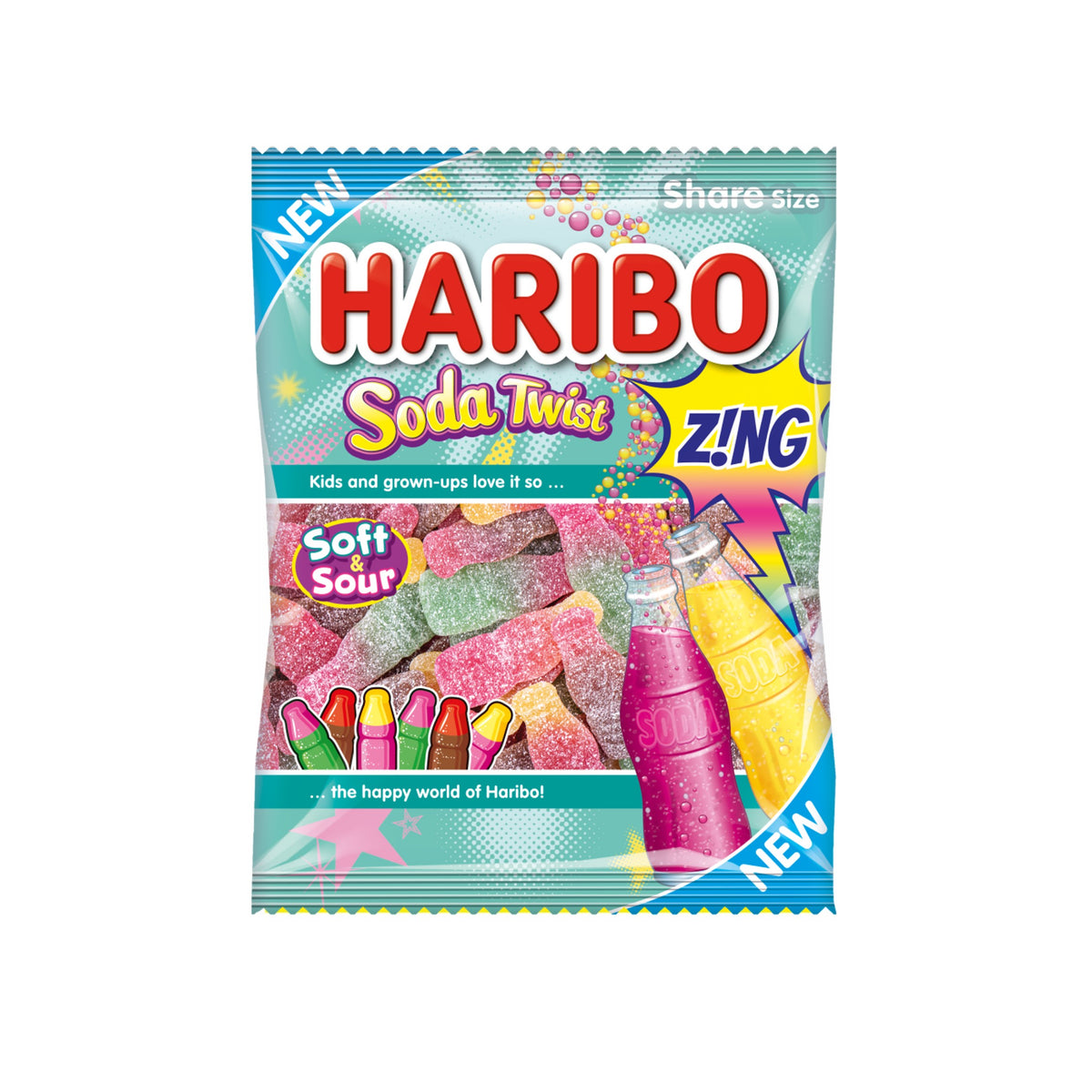 Haribo Soda Twist Gummies