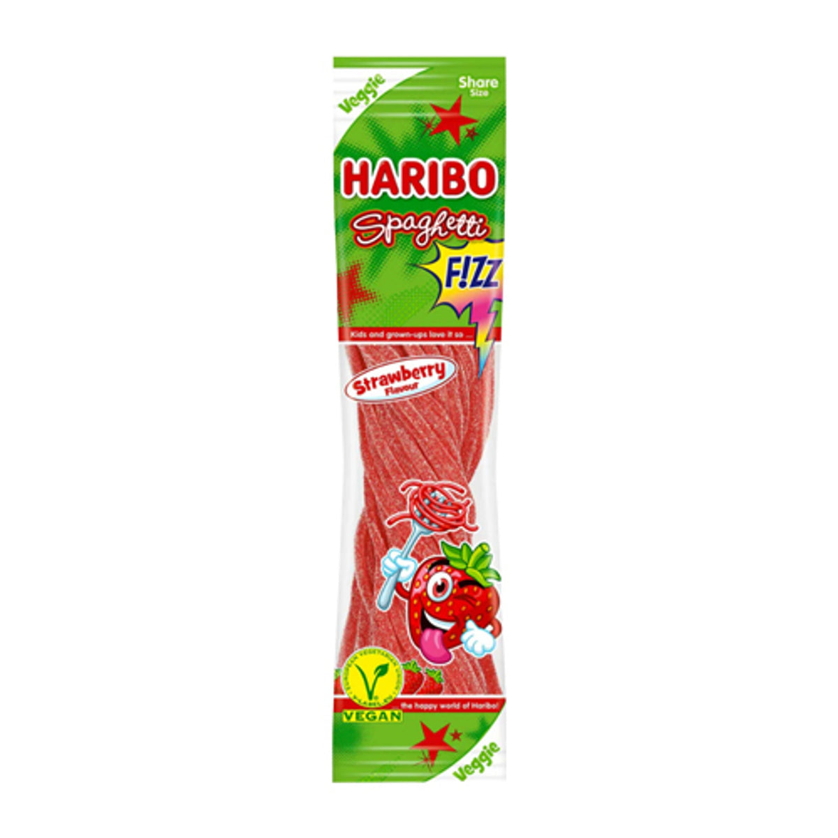 Haribo Spaghetti Fizz - Strawberry
