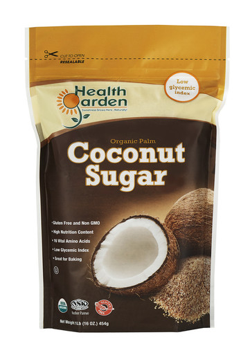 Health Garden Organic Palm Coconut Sugar, 48 oz.