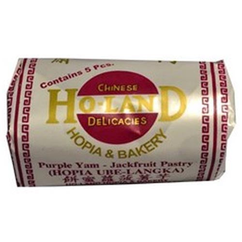 Ho-Land - Hopia and Bakery - Chinese Delicacies - Purple Yam - Jackfruit Pastry - Hopia UBE - Langka (FROZEN) - 5 Pieces - 8 OZ