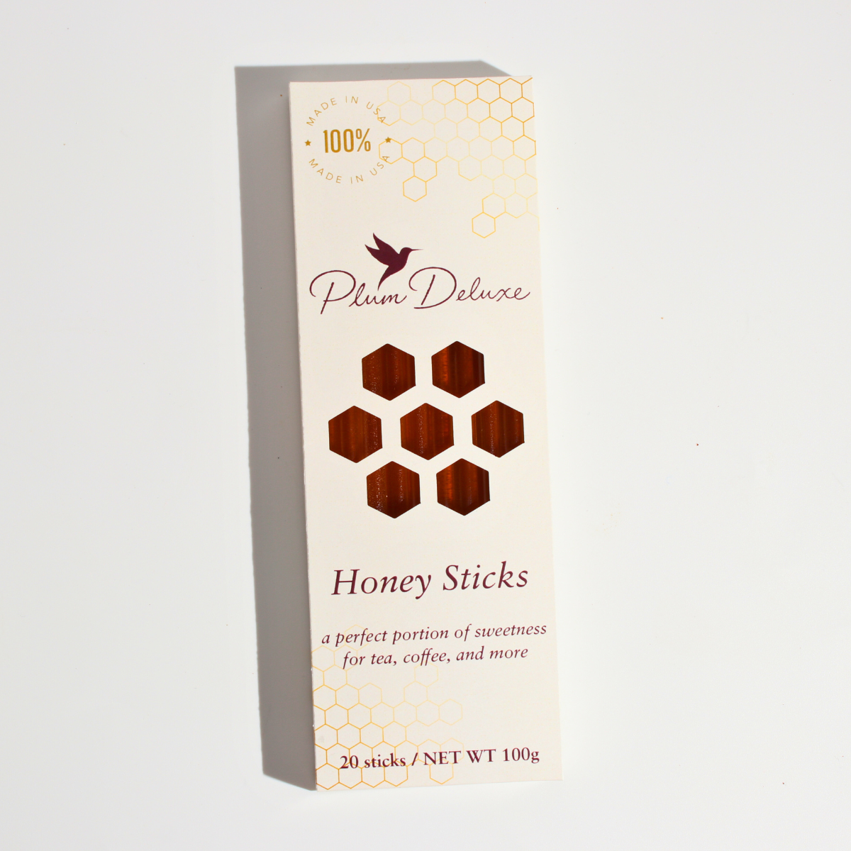 Honey Sticks for Tea | Plum Deluxe