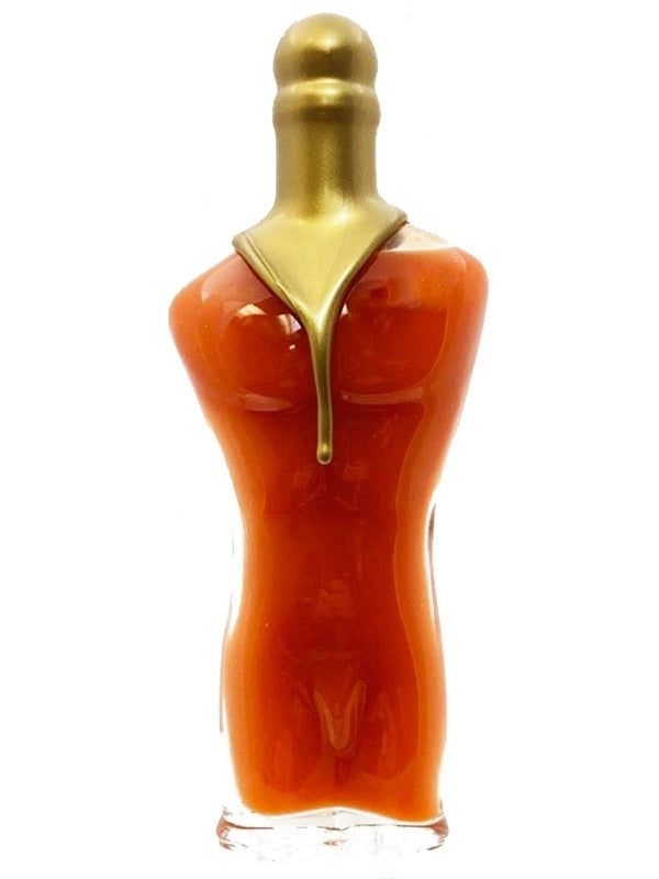 Hot Sauce Adam Glass bottle with Gold Wax Finish Heat 6 $13.98