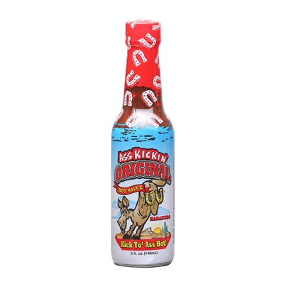 Hot Sauce Ass Kickin Original Habanero 5 oz Heat 7 Arizona $9.98