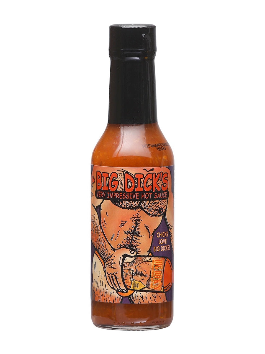 Hot Sauce Big Dicks Very Impressive Chicks love big dicks! 5 oz Heat 7