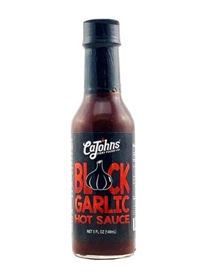 Hot Sauce Black Garlic CaJohns 5 oz Heat 6 $10.98
