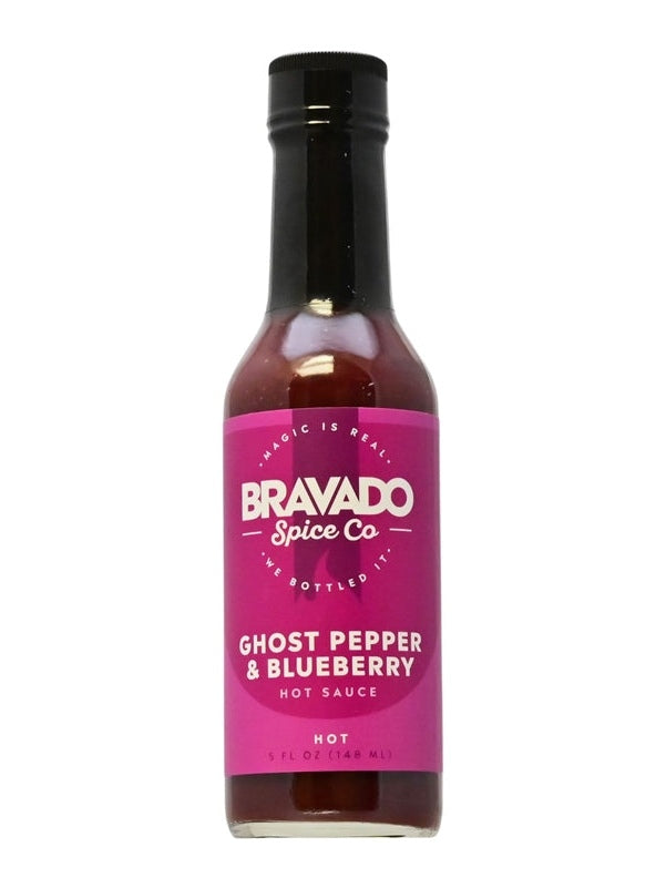 Hot Sauce Bravado Spice Co Ghost Pepper & Blueberry 5 oz Heat 10 $11.9
