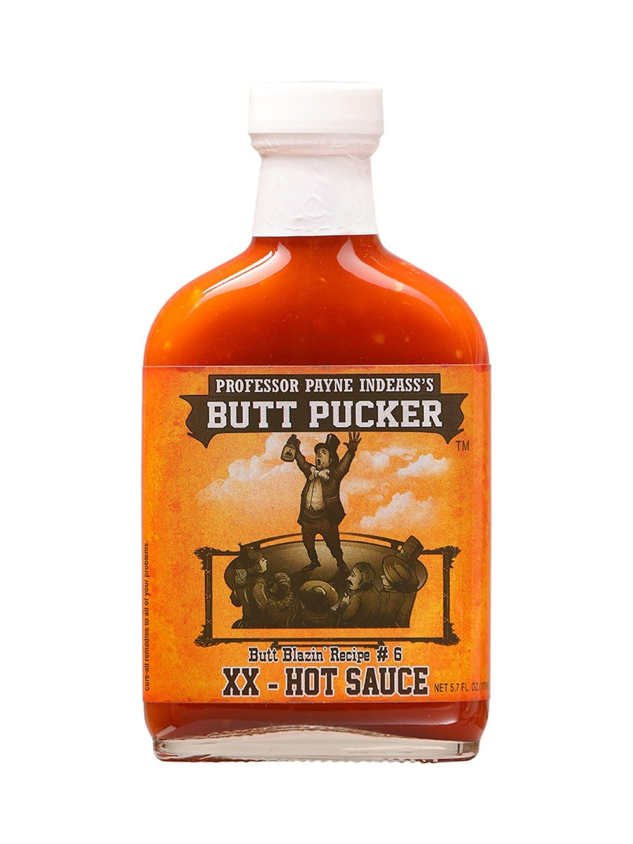 Hot Sauce Butt Pucker Professor Payne Indeass's Butt Blazin #6 XX 5.7