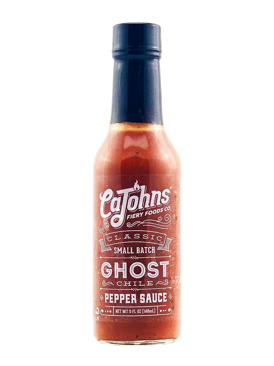 Hot Sauce CaJohns Small Batch Ghost Chile 5 oz Heat 6 $8.98