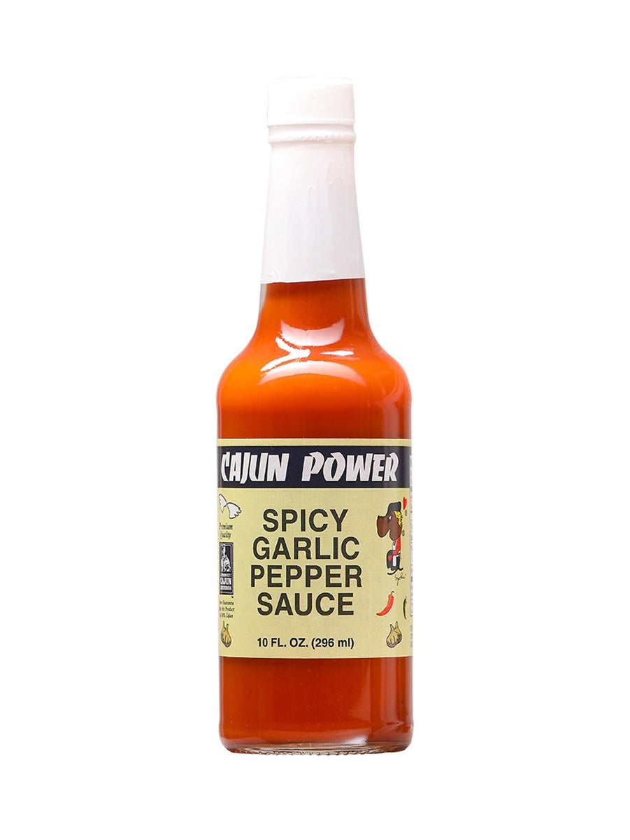 Hot Sauce Cajun Power Spicy Garlic Pepper 10 oz Louisiana Heat 6 $6.98