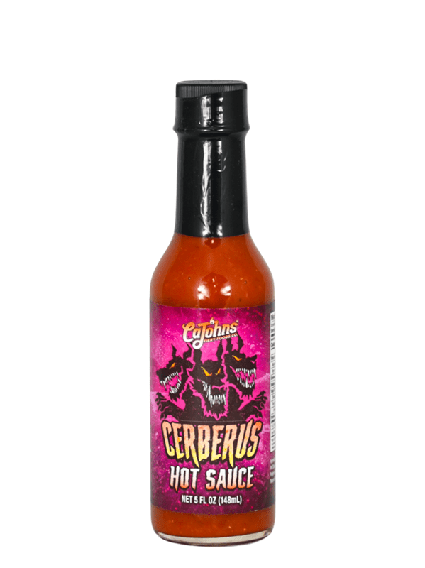 Hot Sauce Cerberus Reaper 5 oz Heat 10 CaJohns Fiery Foods North Carol