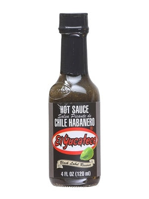 Hot Sauce El Yucateco Habanero Black Label Reserve 4 oz Heat 6 $7.48