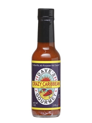 Hot Sauce Daves Gourmet Crazy Caribbean 5 oz Heat 7 $8.98