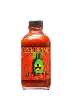 Hot Sauce Da Bomb Ghost Pepper 4.25 oz Heat 10 22,800 scoville units $