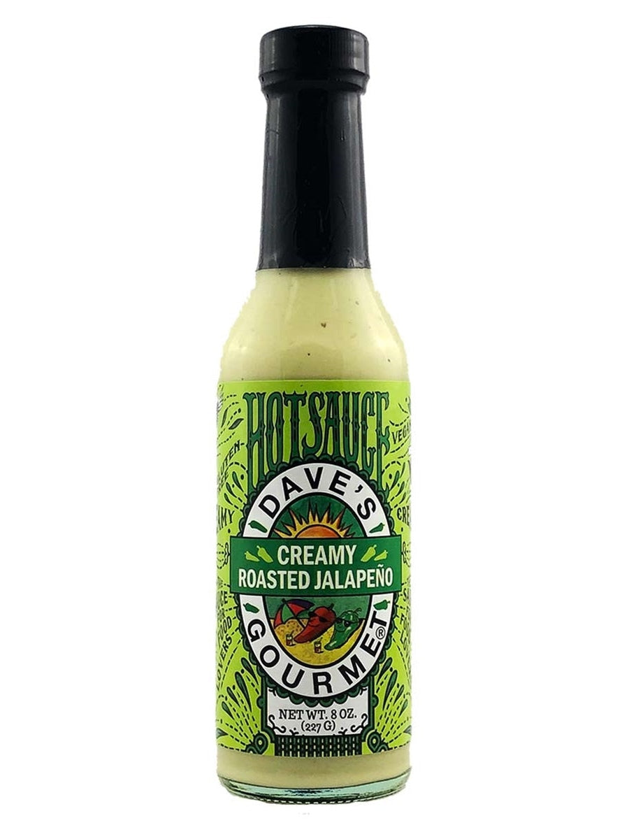 Hot Sauce Daves Gourmet Creamy Roasted Jalapeno 8 oz Heat 4 $11.48