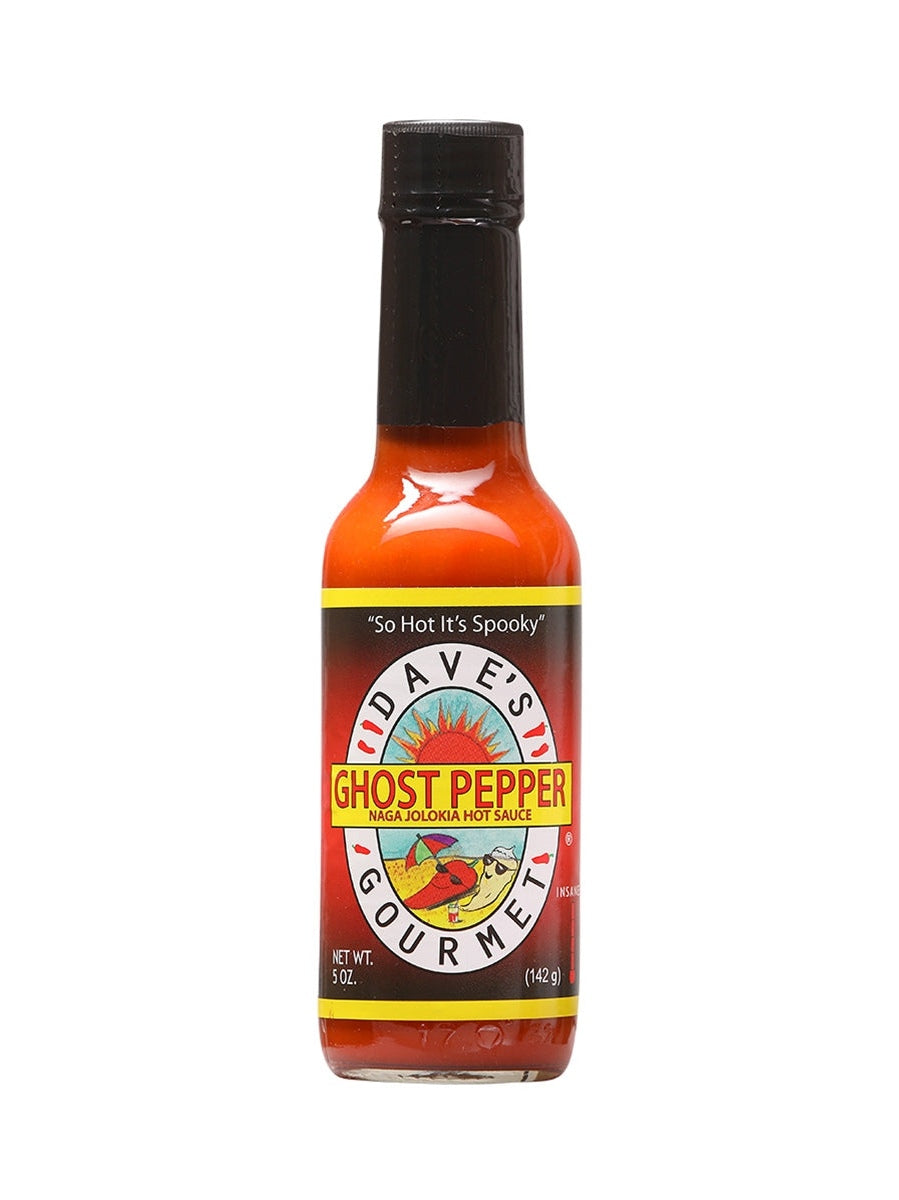Hot Sauce Daves Gourmet Ghost Pepper Naga Jolokia 5 oz So Hot its Spoo