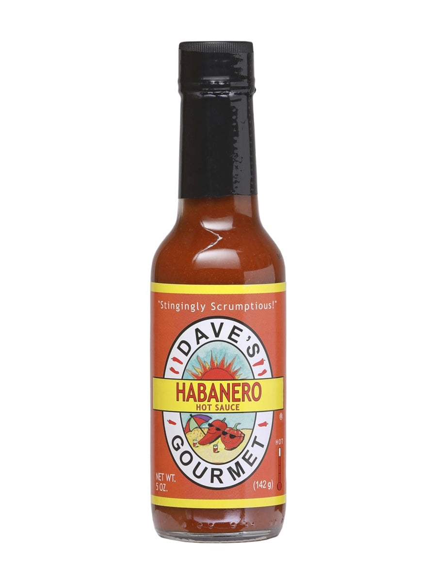 Hot Sauce Daves Gourmet Habanero 5 oz San Francisco California Heat 8