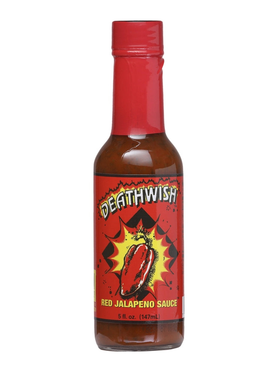 Hot Sauce Deathwish Red Jalapeno 5 oz Heat 4 $8.48
