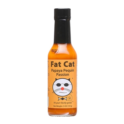 Hot Sauce Fat Cat Papaya Pequin Passion Heat 5 $7.98