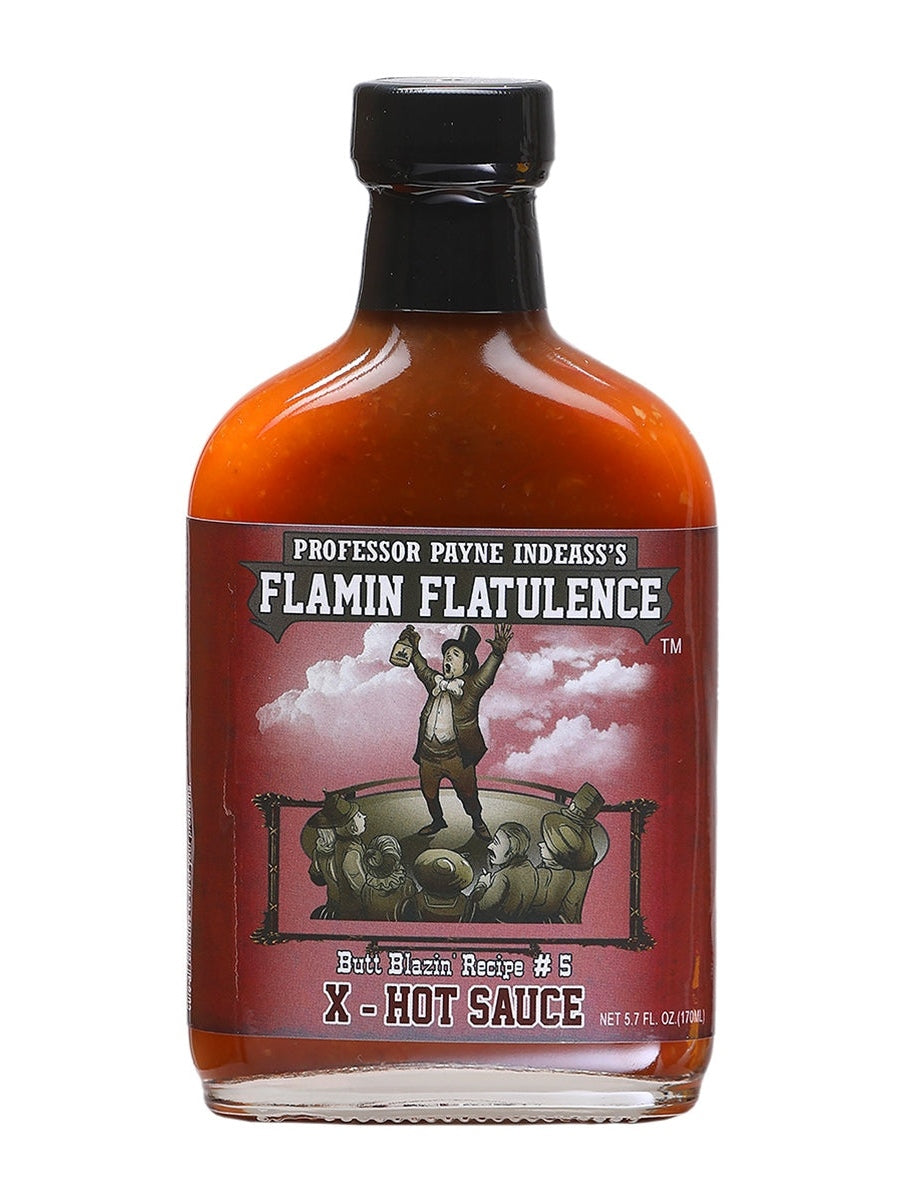 Hot Sauce Flamin Flatulence Professor Payne InDeAss's Butt Blazin #4 5