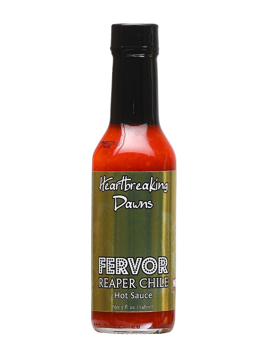 Hot Sauce HeartBreaking Dawns Fervor Reaper Chile 5 oz Heat 10 Orange