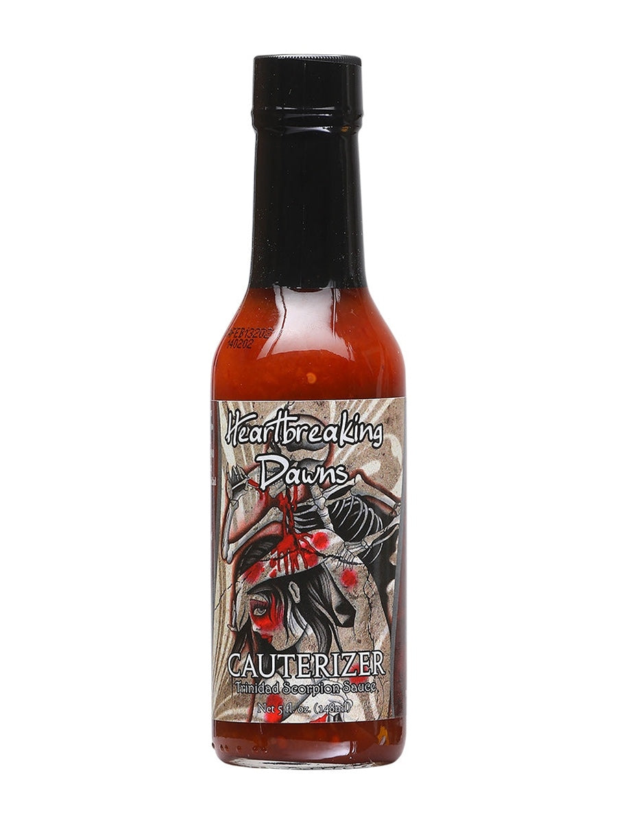 Hot Sauce Heartbreaking Dawns Cauterizer Trinidad Scorpion 5 oz Heat 1