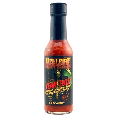 Hot Sauce Hellfire Fear This! Carolina Reaper 5 oz Heat 10 Extract $18