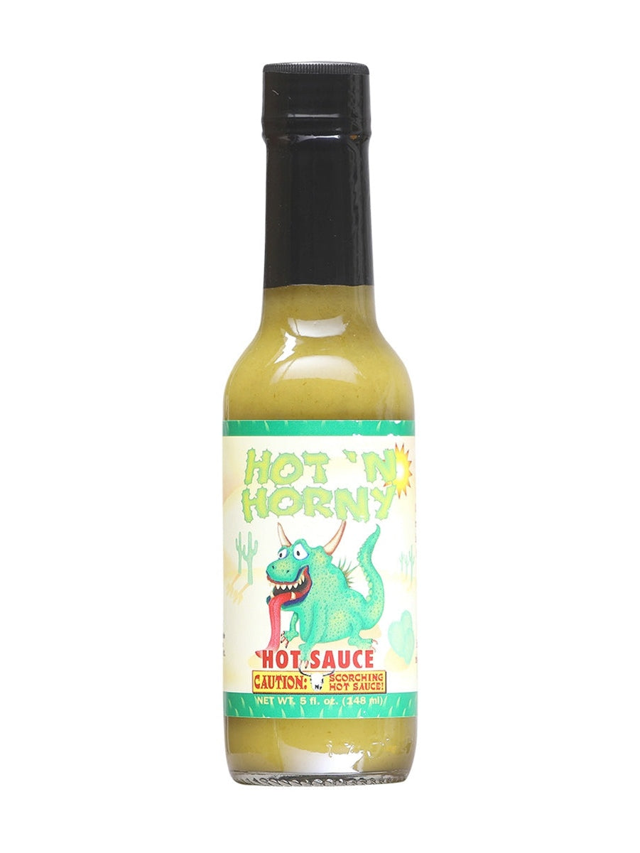 Hot Sauce Hot N Horny 5 oz Green Jalapeno Heat 7 $6.98