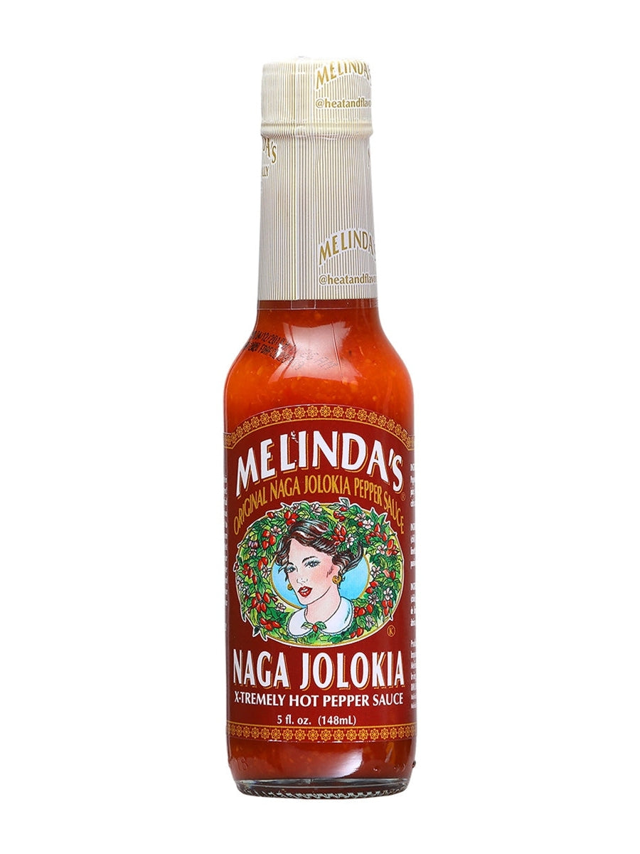 Hot Sauce Melinda's Naga Jolokia Xtremely Hot 5 oz Mexico Heat 10 $12.