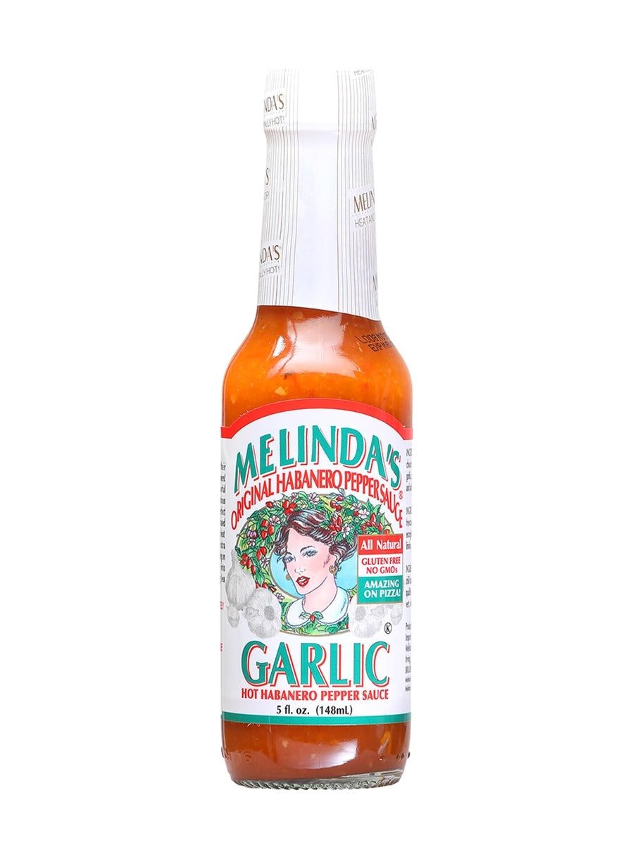Hot Sauce Melindas Original Garlic Habanero 5 oz Heat 4 $7.48