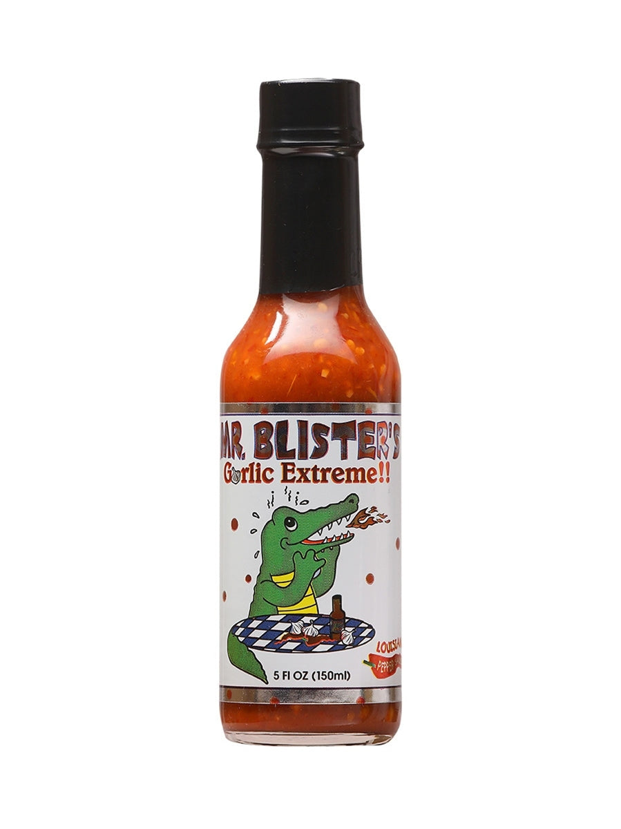 Hot Sauce Mr Blisters Garlic Extreme 5 oz Louisiana Heat 7 $9.48