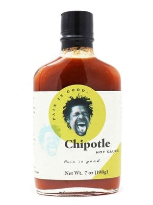 Hot Sauce Pain is Good Chipotle 7 oz Flask Heat 7 $14.98