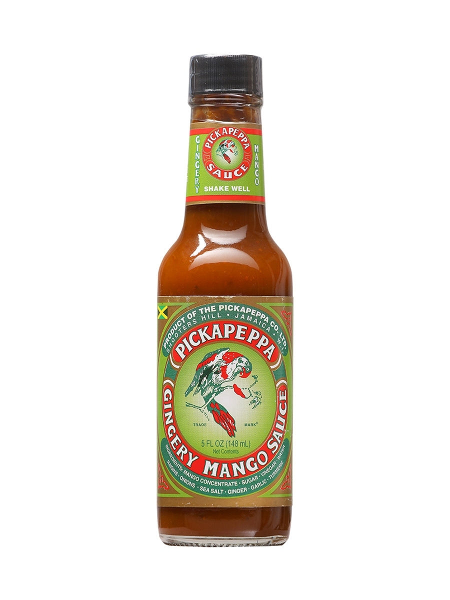 Hot Sauce Pickapeppa Gingery Mango Garlic 5 oz Jamaica Heat 6