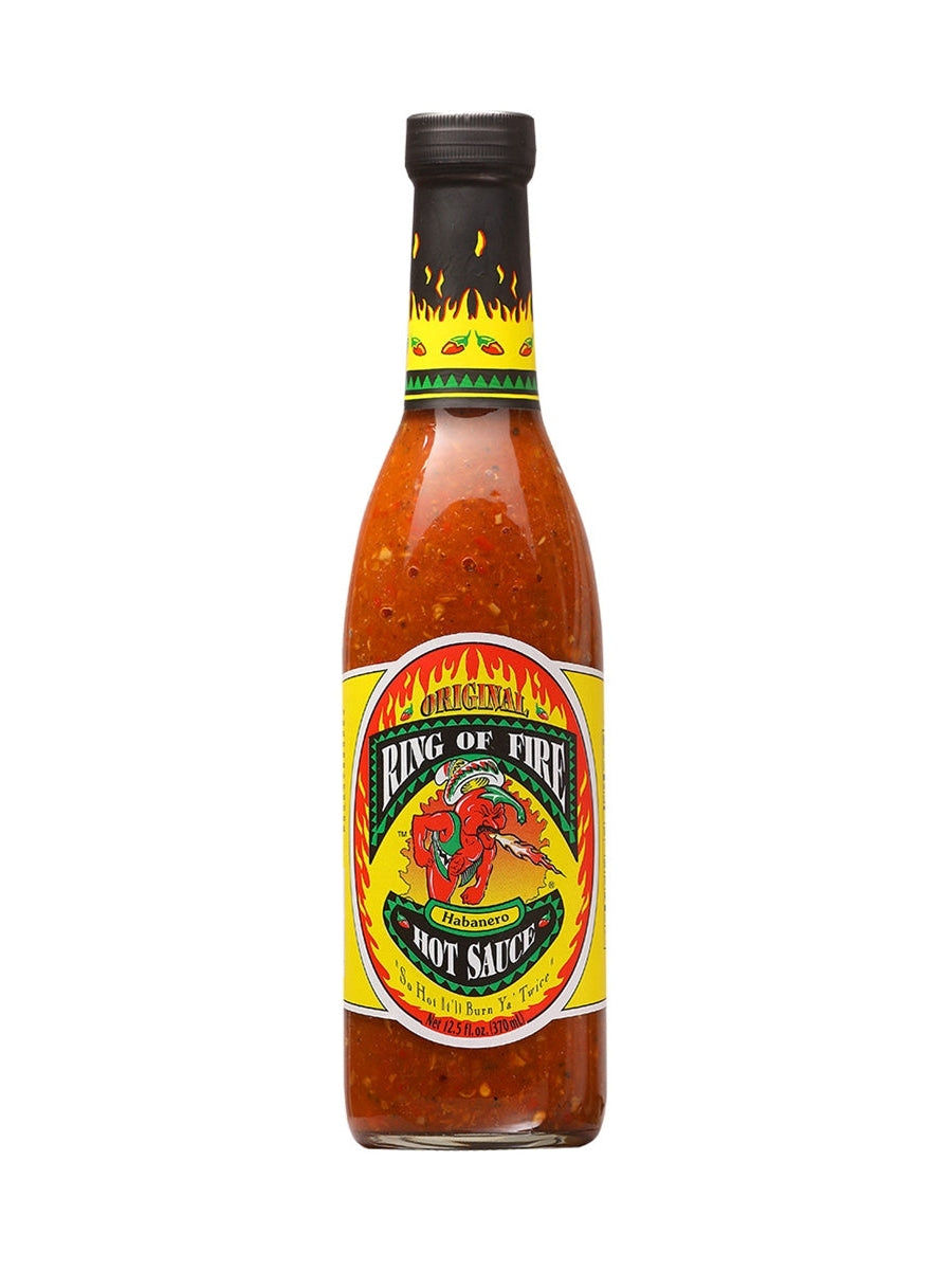 Hot Sauce Ring of Fire Original Habanero 12.5 oz BIG bottle Heat $13.9
