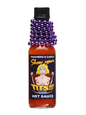 Hot Sauce Show Your Tits Habanero Garlic 5 oz Heat 7 Beads $6.98