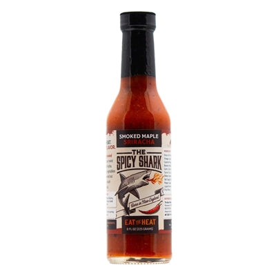 Hot Sauce Spicy Shark Smoked Maple Sriracha Heat 3 $13.48
