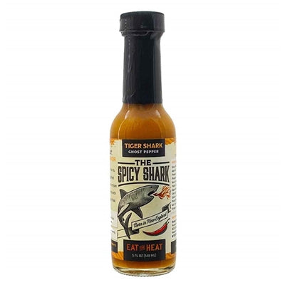 Hot Sauce Spicy Shark Tiger Shark Ghost Pepper Heat 7 $11.98