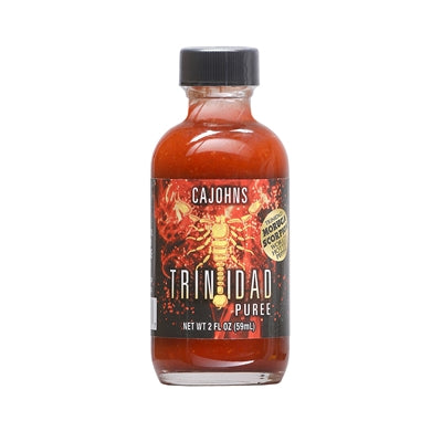 Hot Sauce Trinidad Scorpion Puree CAJohns Heat 10 $15.98
