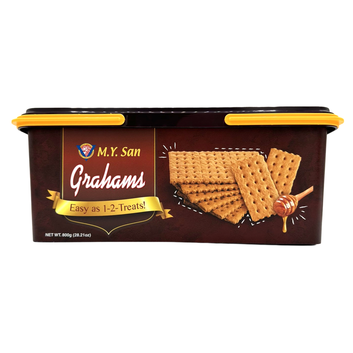 M.Y. San - Grahams - Honey Grahams Crackers - TUB - 800 G