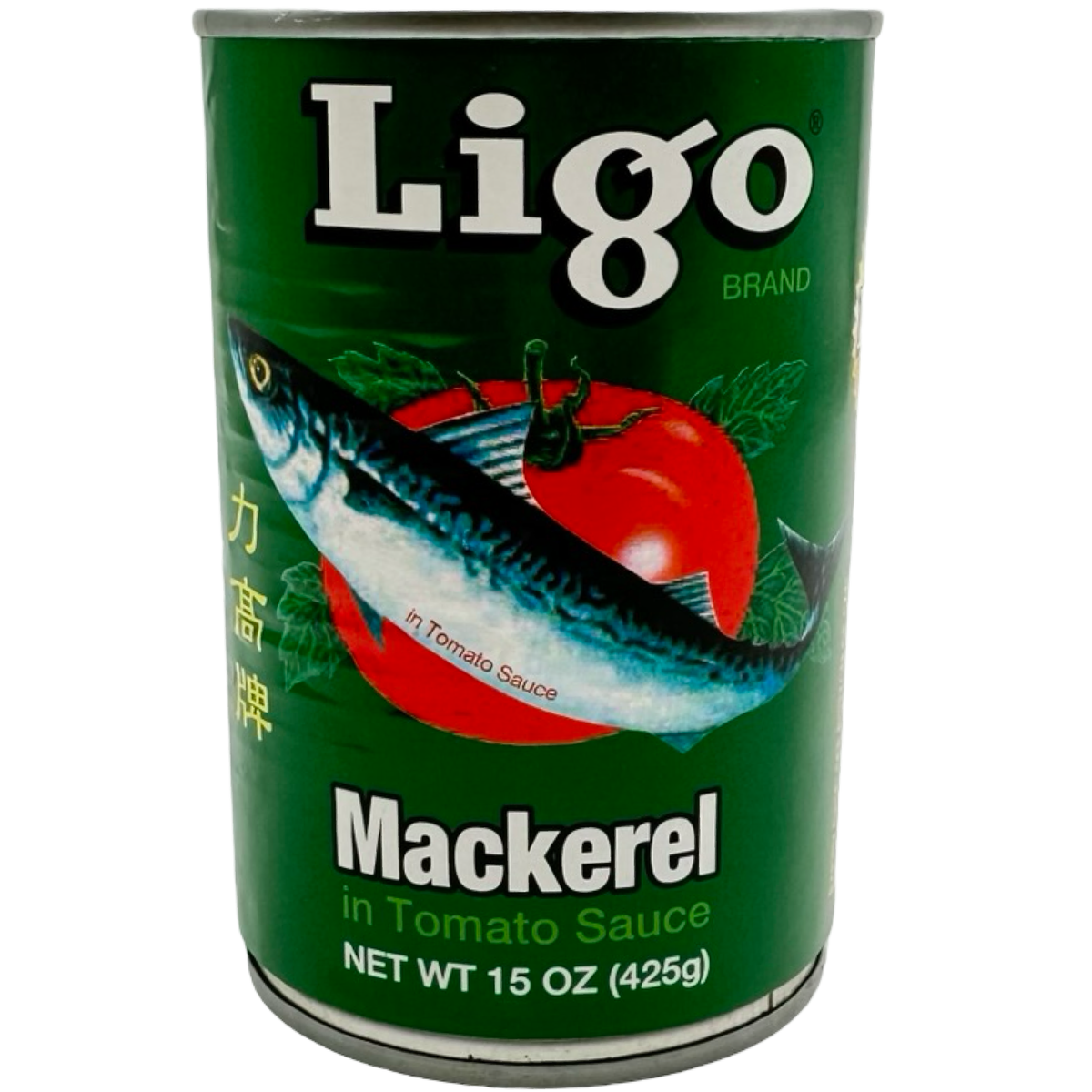 Ligo - Mackerel in Water in Tomato Sauce - 15 OZ (GREEN)
