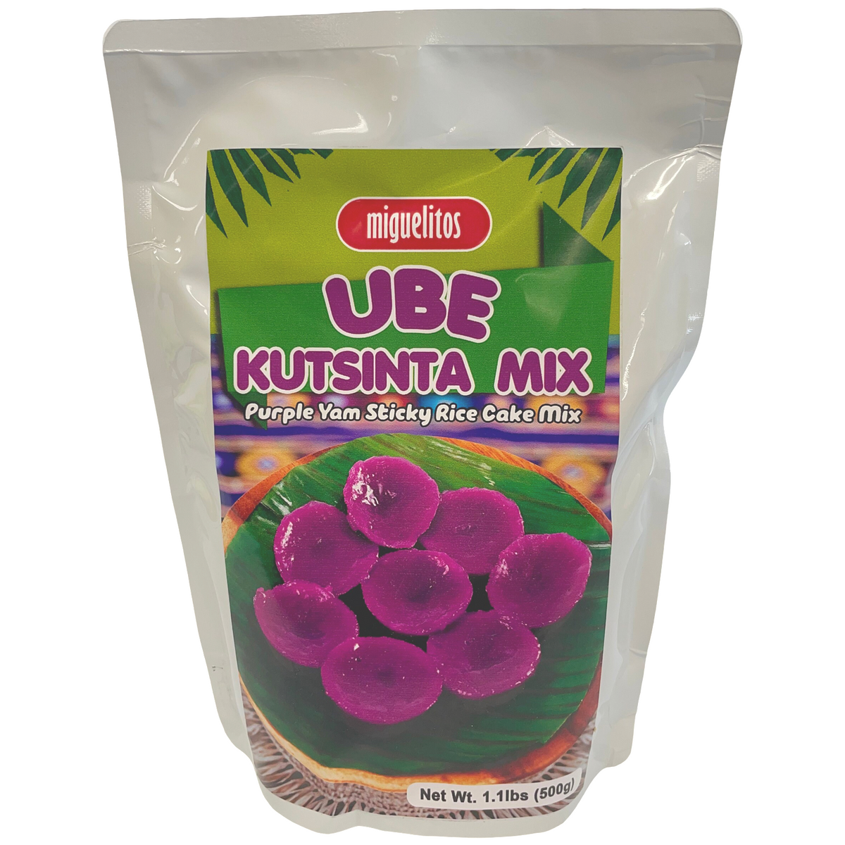 Miguelitos - UBE Kutsinta Mix - Purple Yam Sticky Rice Cake Mix - 500 G