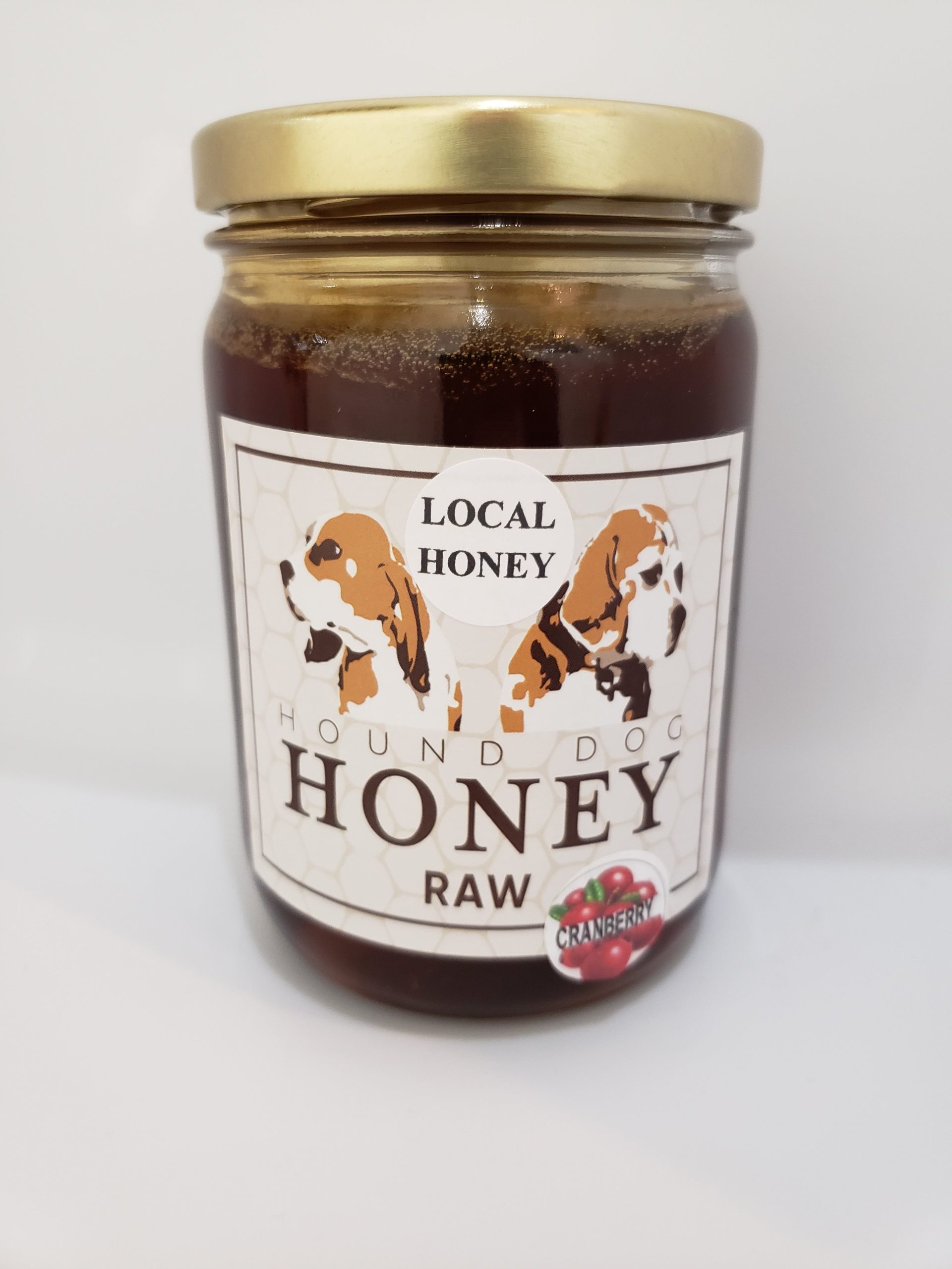 Hound Dog Cranberry Raw Honey -1lb