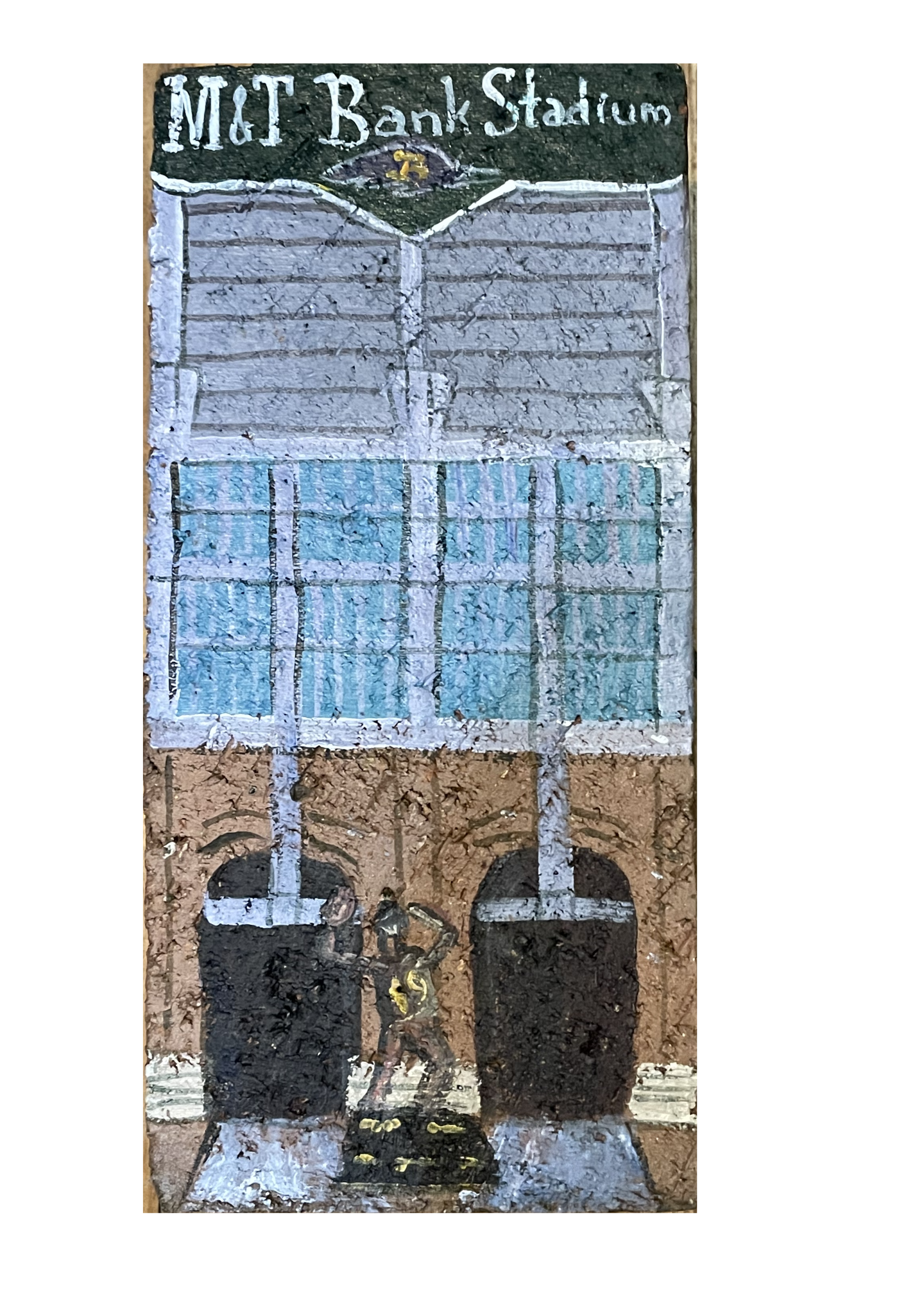 Linda Amtmann Hand Painted Brick- M & T Bank Stadium