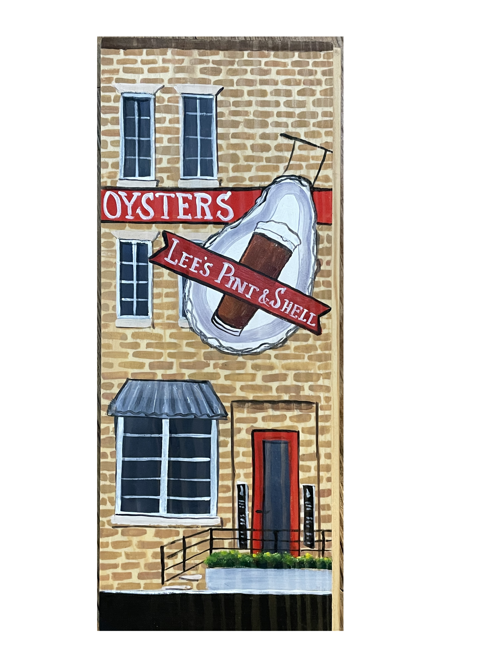 Linda Amtmann Wooden Planks- Lee's Pint & Oyster