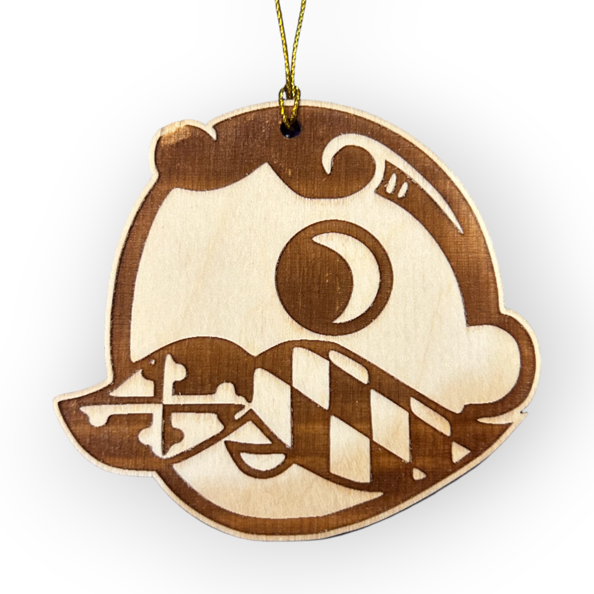 Leroy Christmas Ornaments Natty boh flag mustache