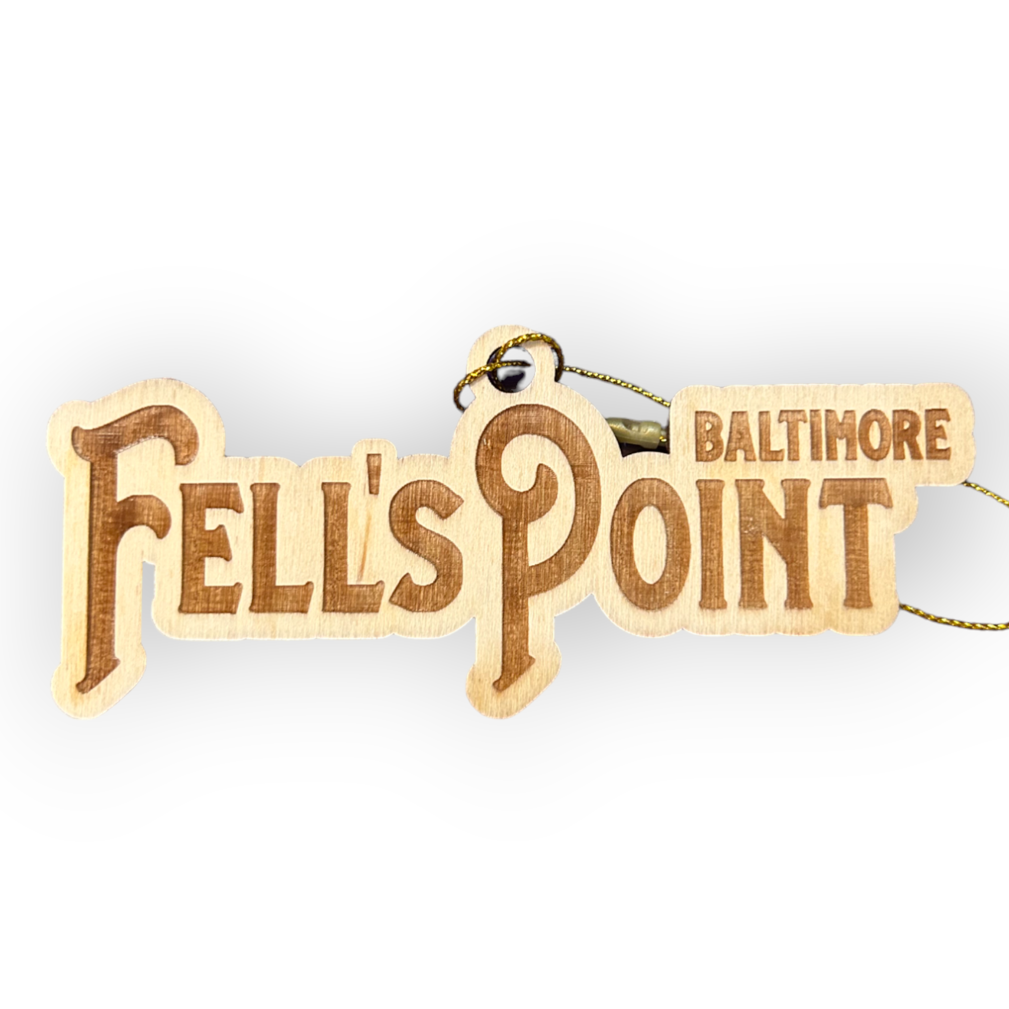 Leroy Christmas Ornaments Fell's Point Text